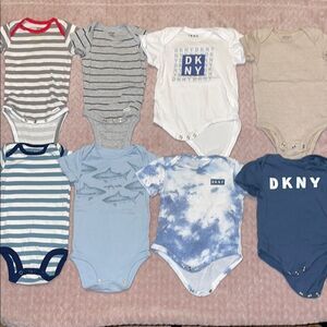 Baby Boy Bundle of 8 Bodysuits